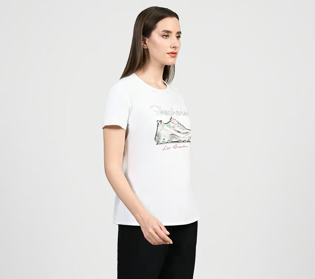 AD SKX SHOE TEE, WWWHITE Apparels Bottom View
