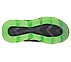MEGA-SURGE - FLASH BREEZE, BLACK/BLUE/LIME Footwear Bottom View