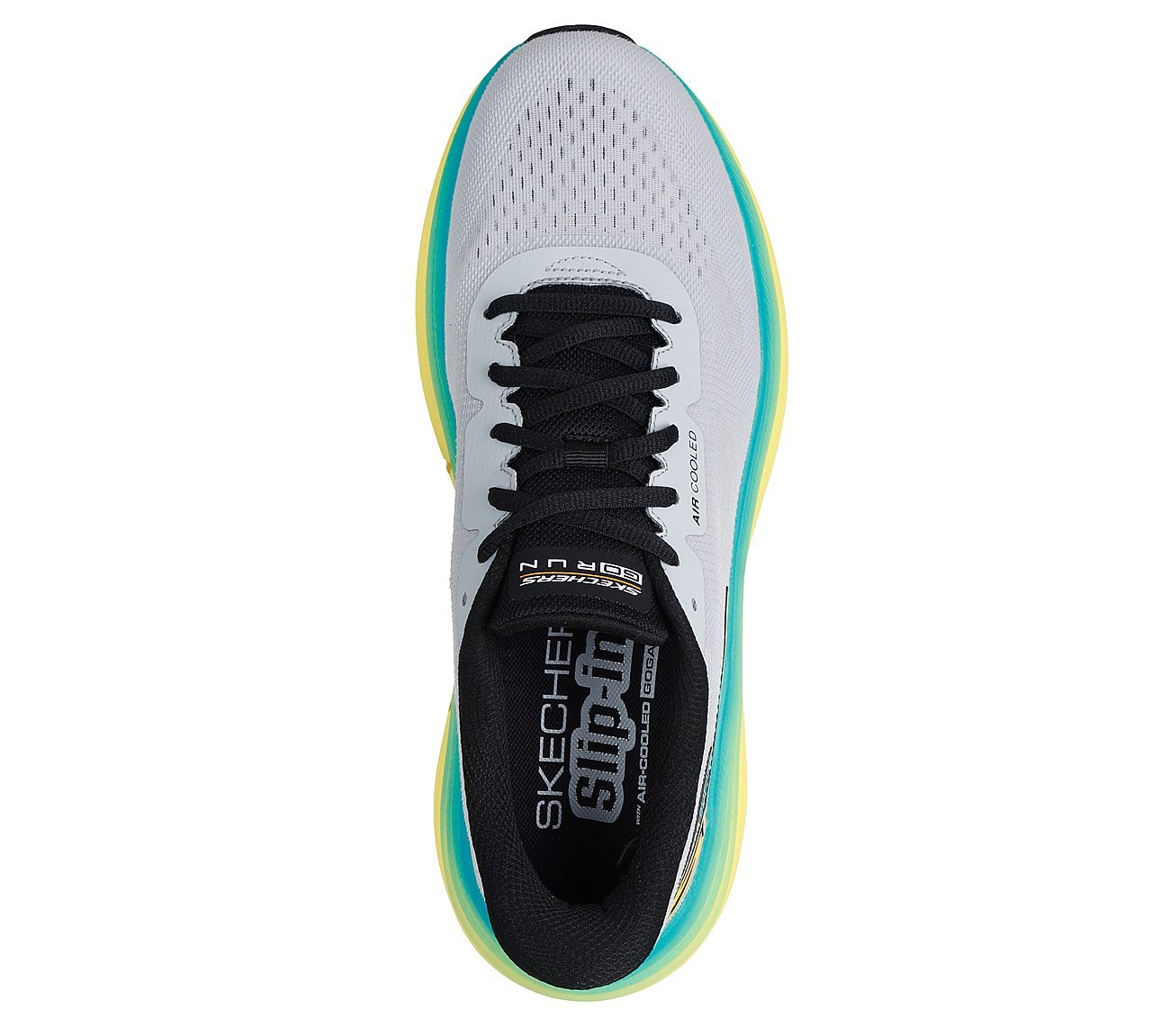 MAX CUSHIONING ENDEAVOUR - EX, WHITE/MULTI Footwear Top View