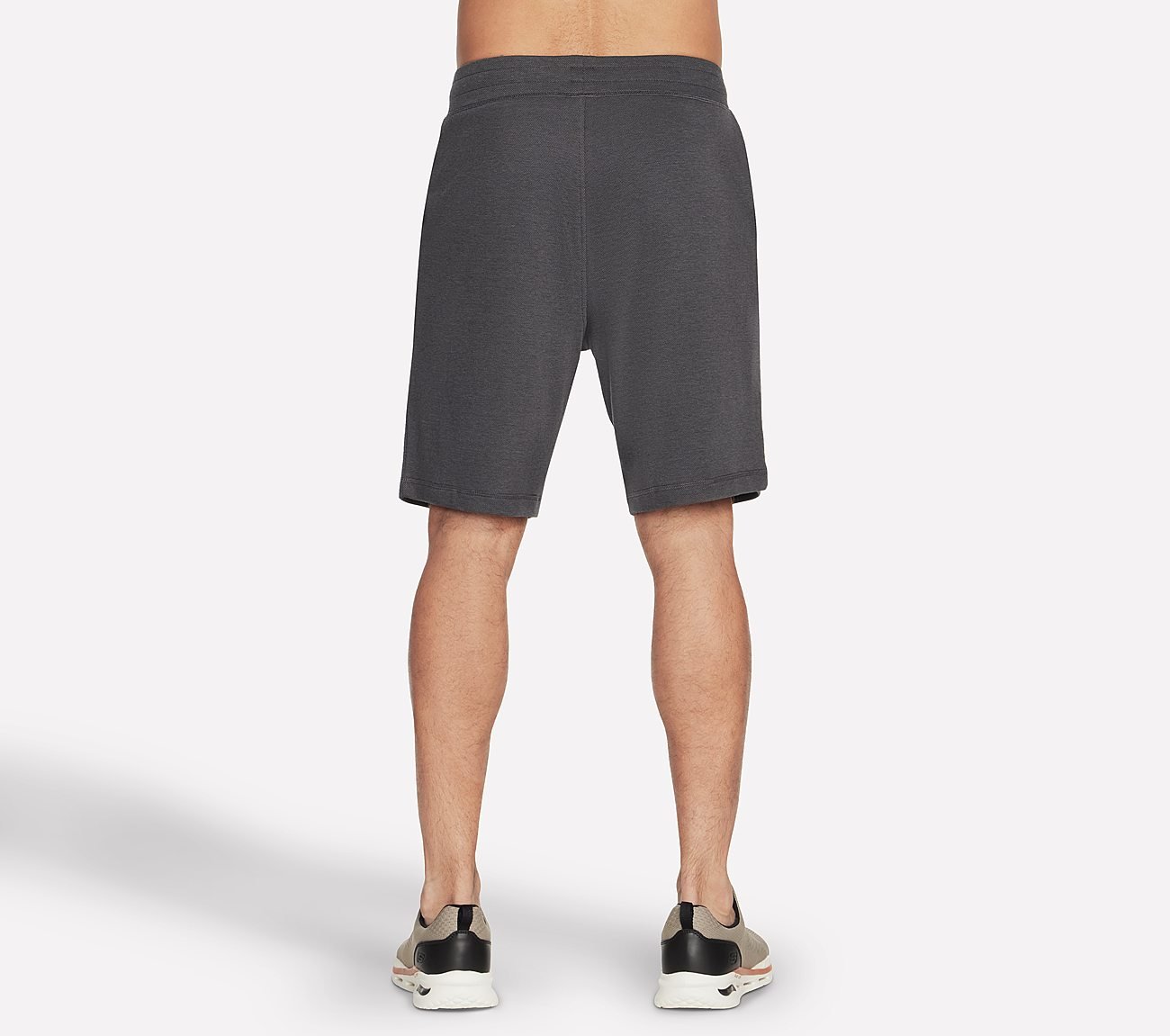 GOKNIT PIQUE 9IN SHORT, CCHARCOAL Apparels Top View