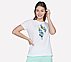 DIAMOND BUTTERFLY SHADOW T-SHIRT, WWWHITE Apparel Lateral View
