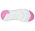 GO RUN ELEVATE - HOT STREAK, WHITE/PINK Footwear Bottom View