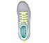 SKECH-AIR ELEMENT 2.0-AMUSE M, GREY/YELLOW/BLUE Footwear Top View