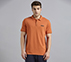 DUAL HIGHLIGHT TIPPING POLO, CHARCOAL/ORANGE