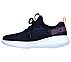 GO RUN FAST - GLIMMER, NAVY/CORAL Footwear Left View