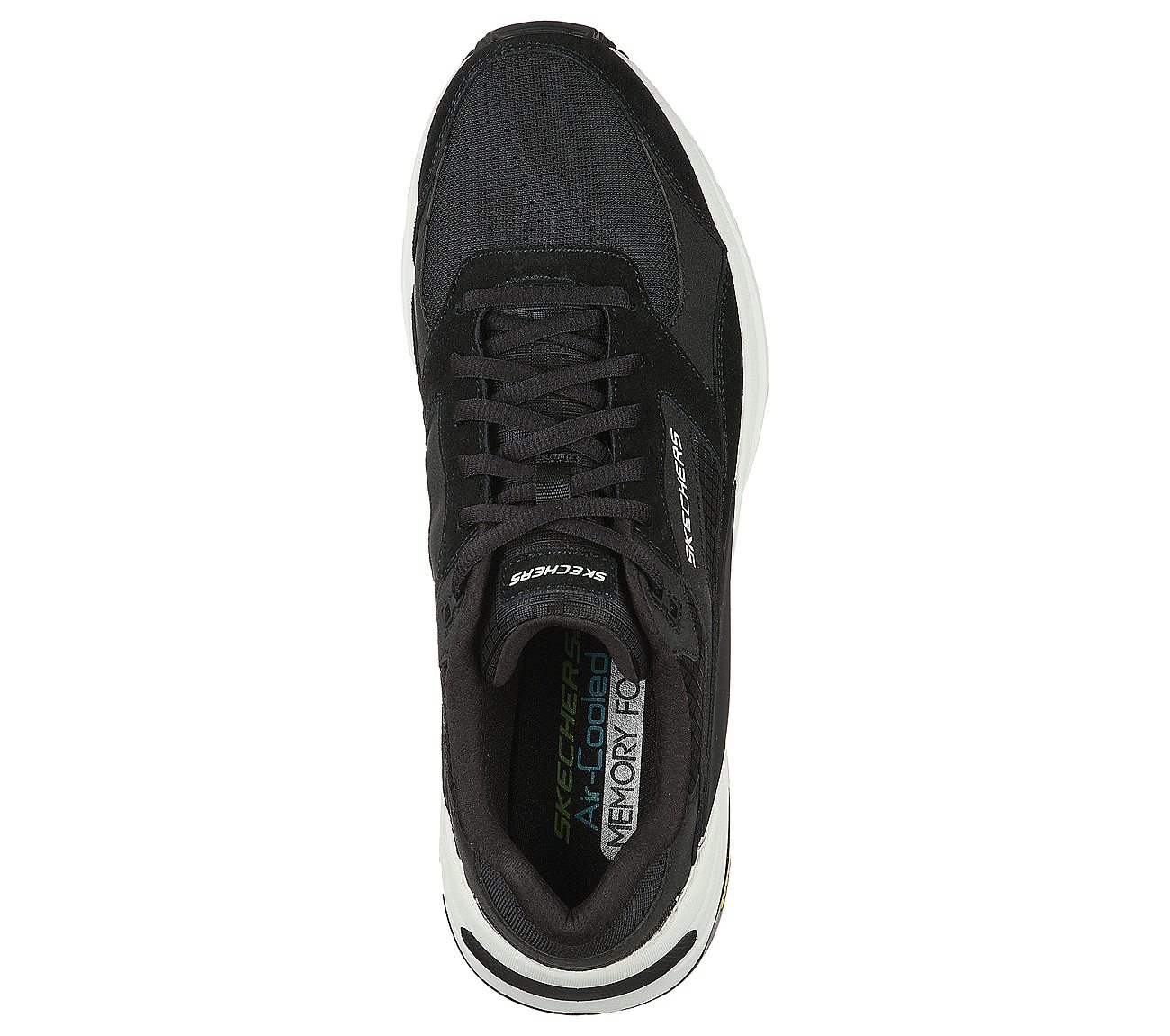 GLOBAL JOGGER, BLACK/WHITE Footwear Top View