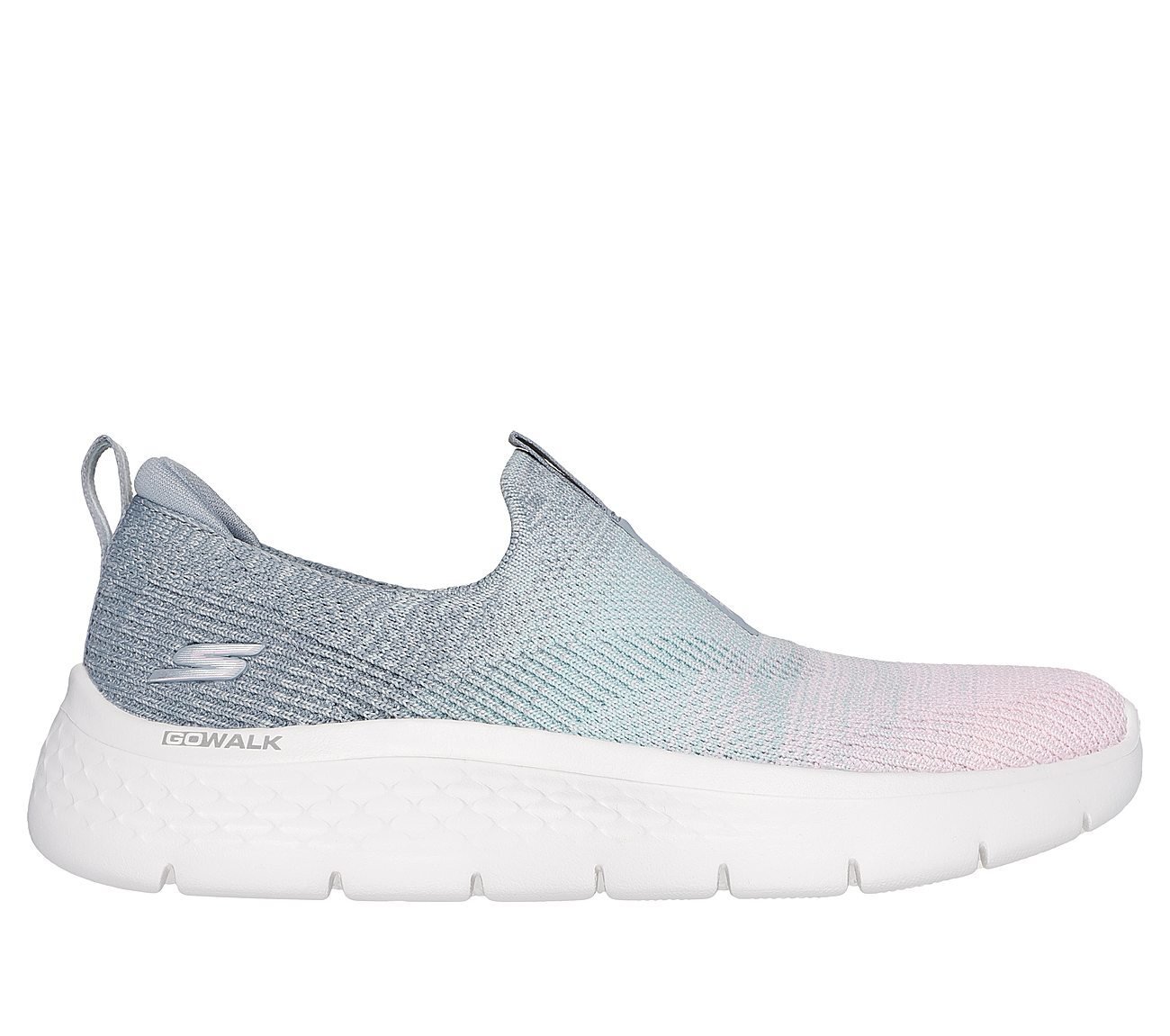 GO WALK FLEX - CALI SUNSET, GREY/MULTI Footwear Lateral View