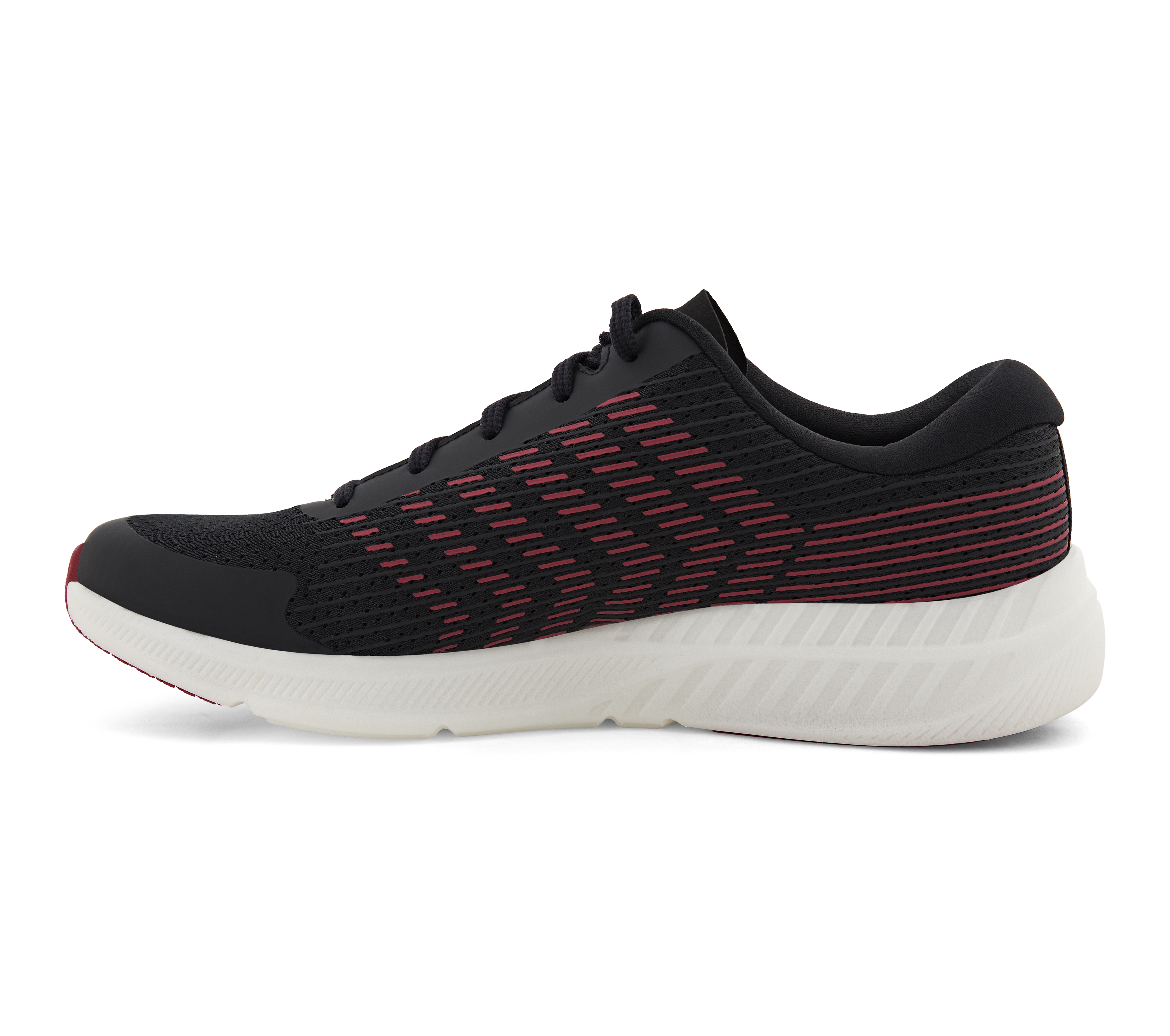 GO RUN HYPER BURST - HAPTIC R, BLACK/RED Footwear Left View