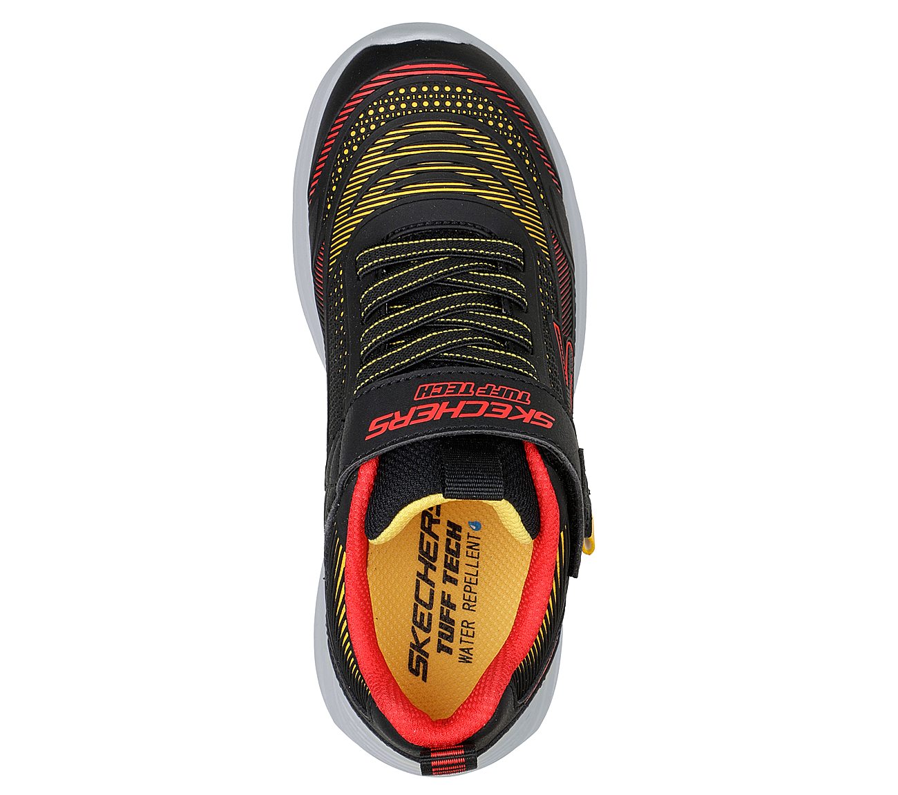HYPER-BLITZ - HYDRO-TRONIX, BLACK/RED Footwear Top View