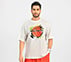 BASKETBALL GRAPHIC T-SHIRT, WHITE Apparel Lateral View