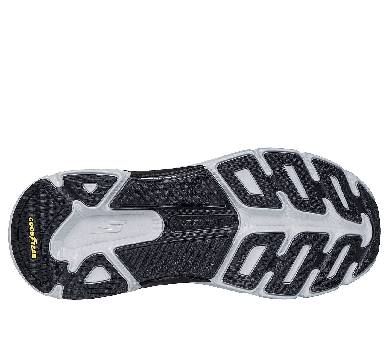 MAX CUSHIONING ARCH FIT 2, BBBBLACK Footwear Bottom View