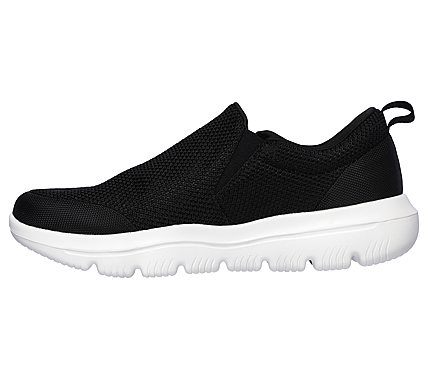 Skechers Black/White Go Walk Evolution Ultra Impec Mens Slip On Shoes ...