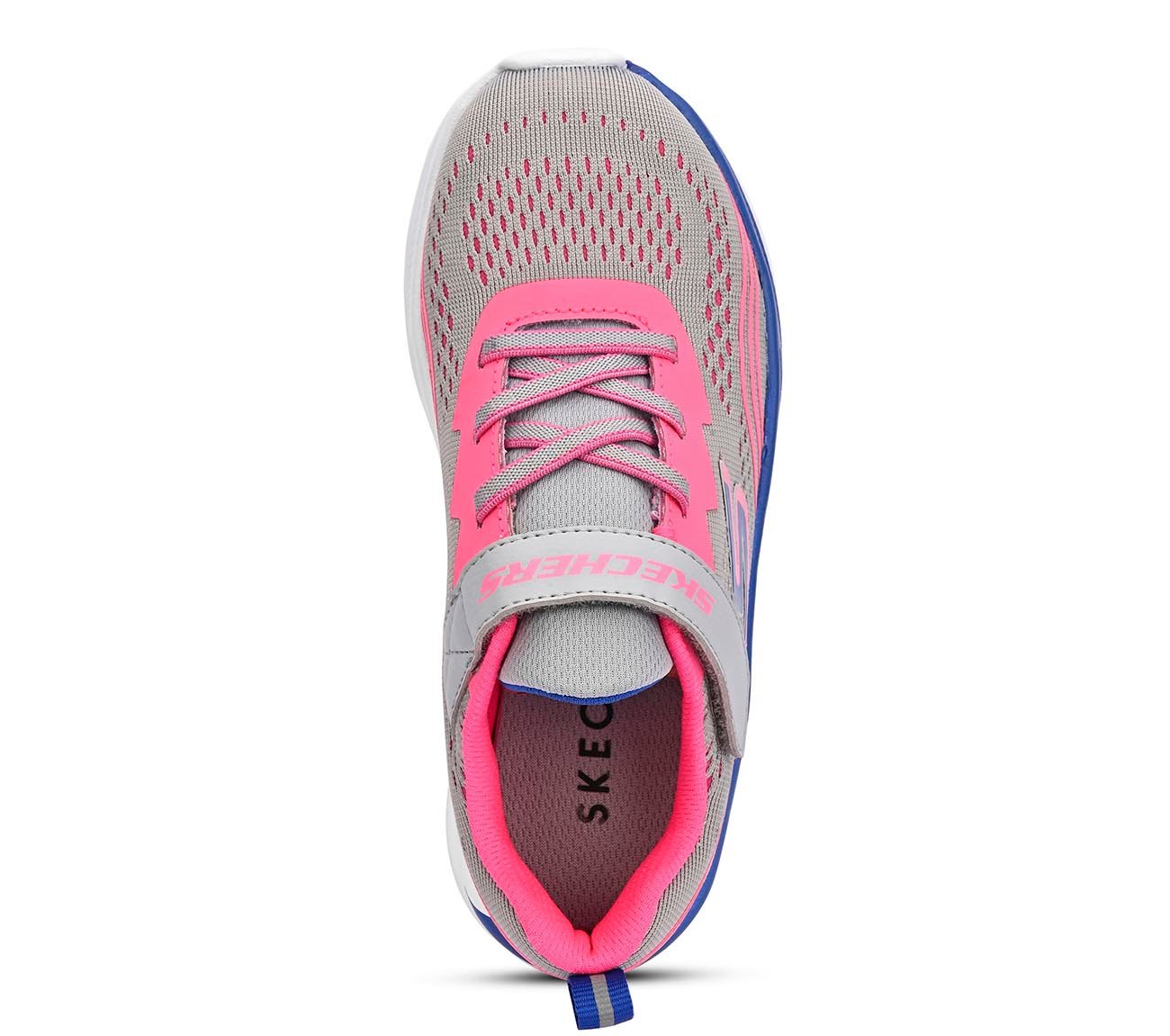 SKECHERS ELITE SPORT, CHARCOAL / MULTI Footwear Top View