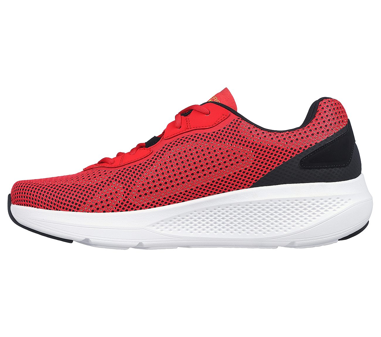 GO RUN ELEVATE, RED/BLACK Footwear Left View