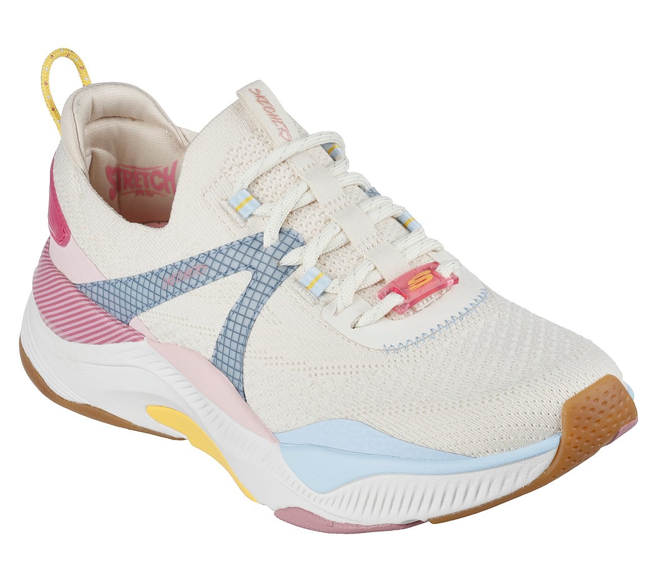 MIRA-RETRO ROW, NATURAL/MULTI Footwear Right View