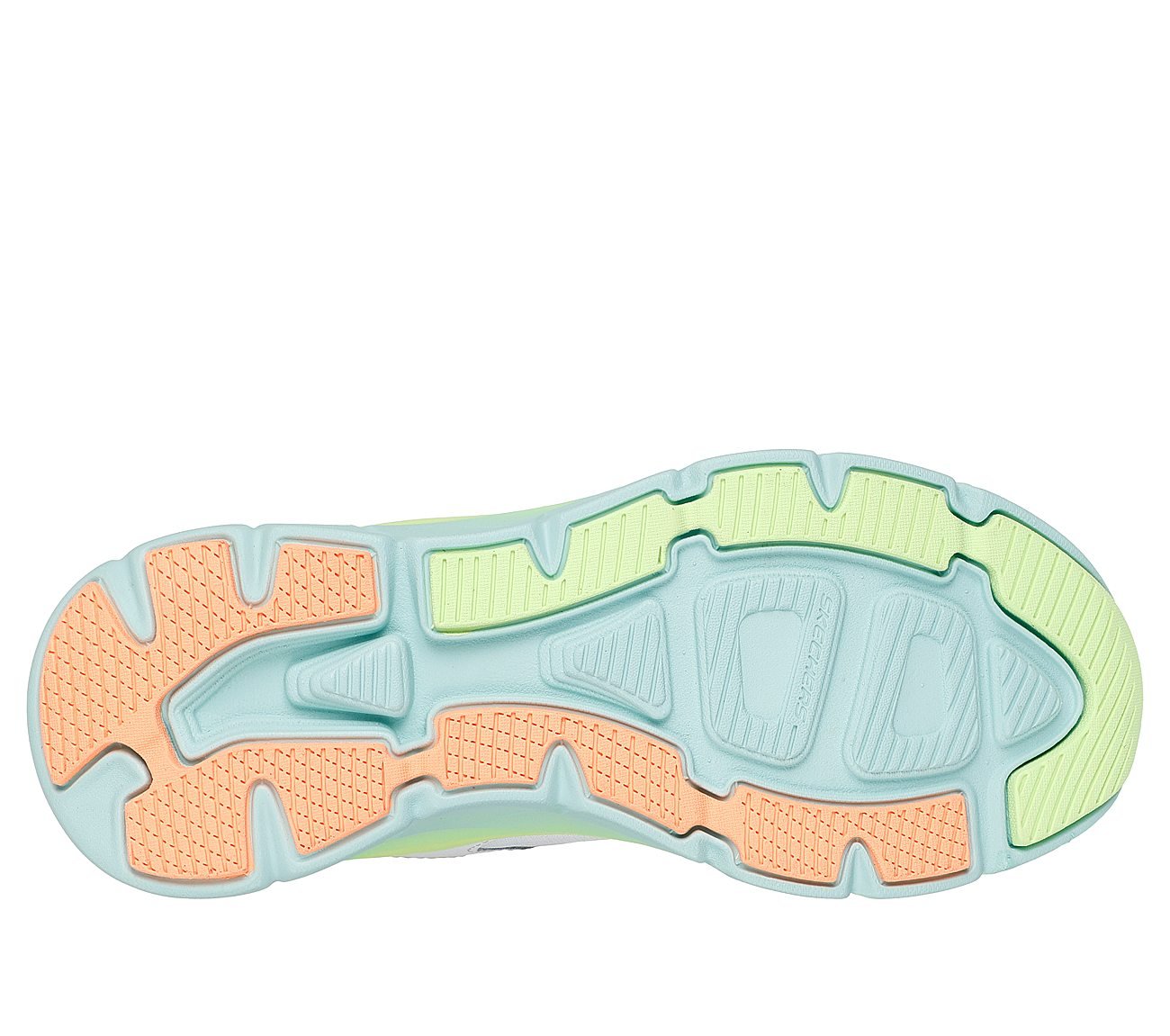 D'LUX WALKER 2.0-NEON SITES, WHITE/MULTI Footwear Bottom View