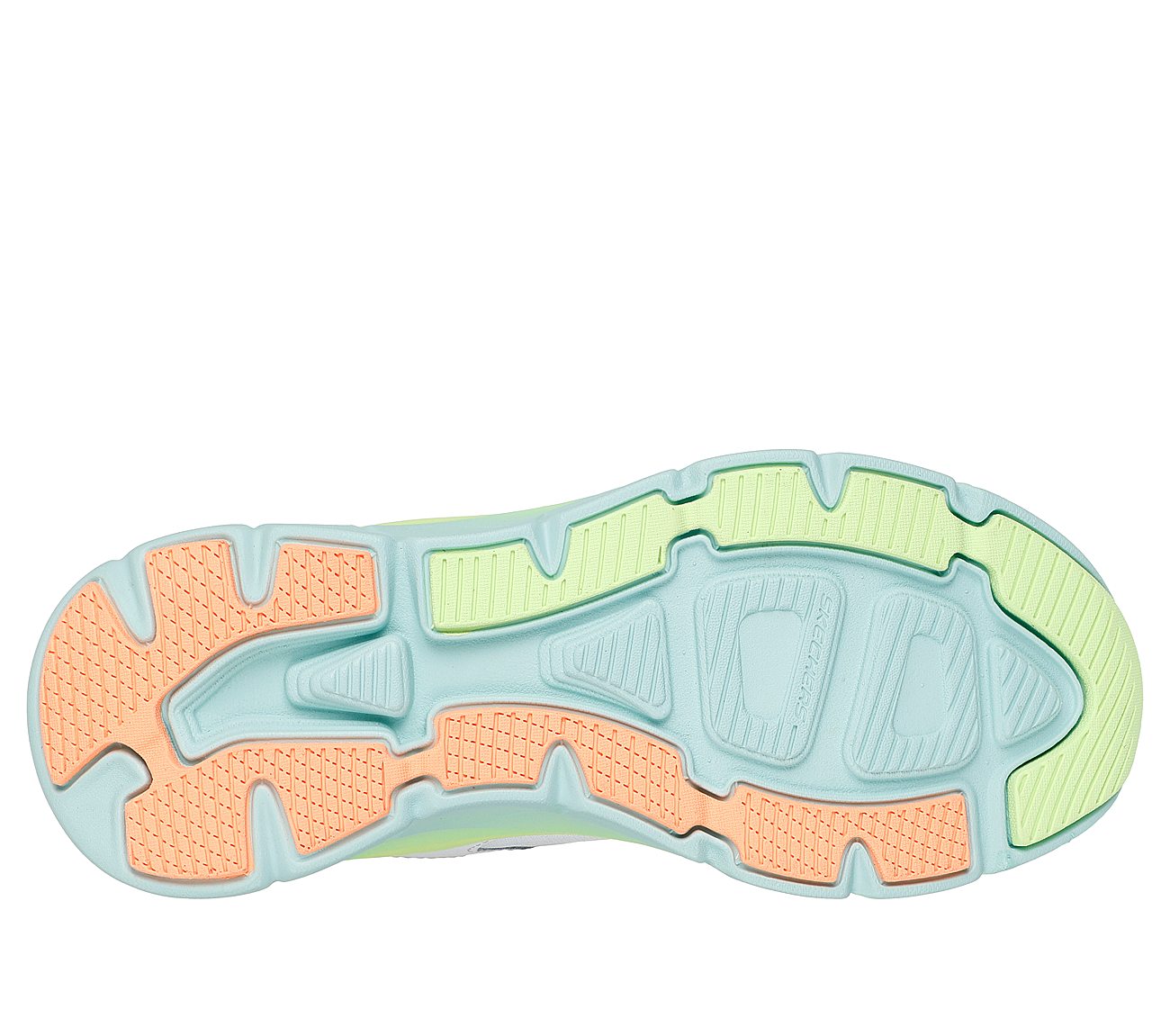 D'LUX WALKER 2.0-NEON SITES, WHITE/MULTI Footwear Bottom View
