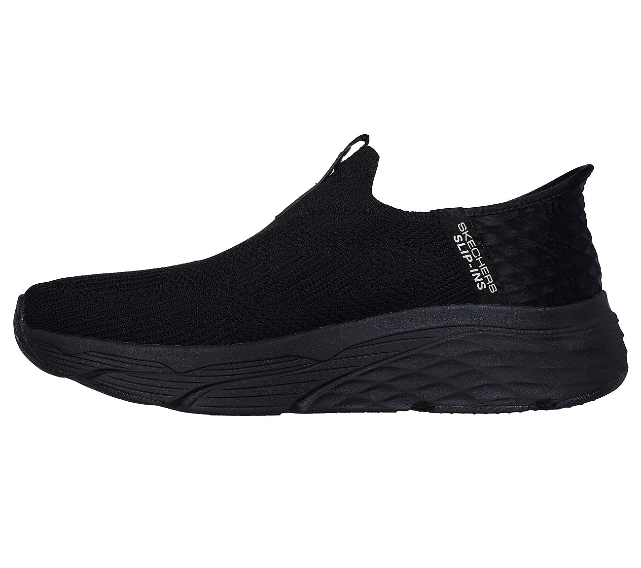 SKECHERS SLIP-INS: MAX CUSHIONING - ADVANTAGEOUS, BBLACK Footwear Left View