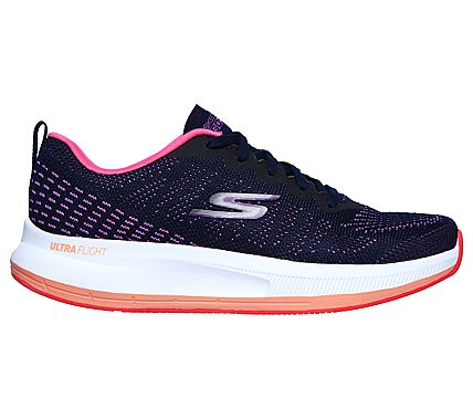 GO RUN PULSE - ULTIMATE BEST, NAVY/PURPLE Footwear Right View