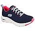 ARCH FIT-COMFY WAVE, NAVY/HOT PINK Footwear Right View
