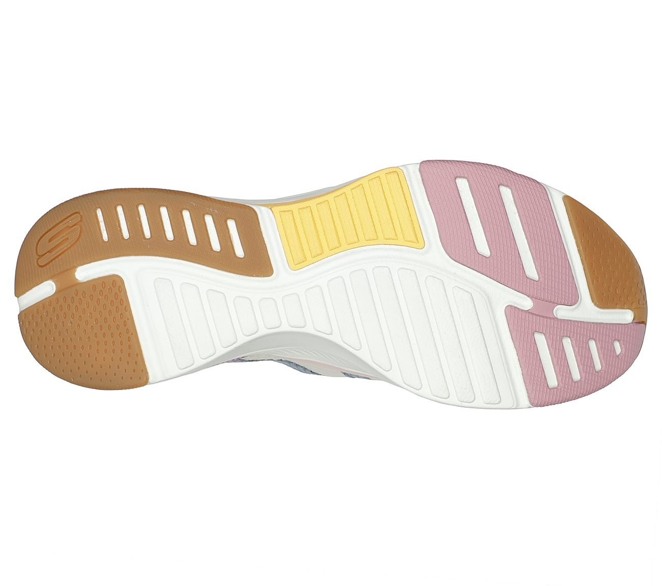 MIRA-RETRO ROW, NATURAL/MULTI Footwear Bottom View