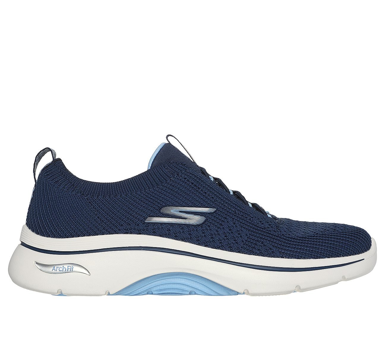 GO WALK ARCH FIT 2.0 - SOFIA, NAVY/LIGHT BLUE Footwear Lateral View