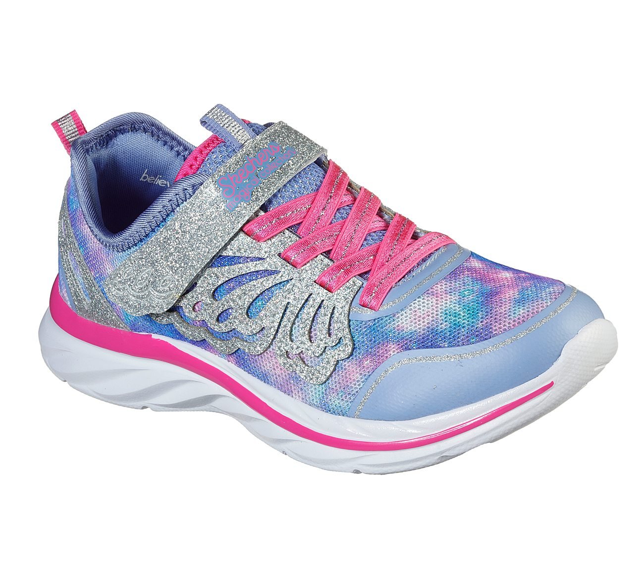 QUICK KICKS - FAIRY GLITZ, PERIWINKLE/PINK Footwear Right View