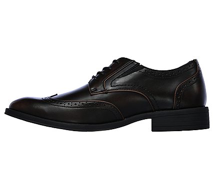 LARKEN - FLYLAW, BROWN Footwear Left View