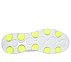 GO RUN 7, WHITE/NAVY Footwear Bottom View