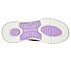 GO WARK ARCH FIT - HAZEL, BLACK/LAVENDER Footwear Bottom View
