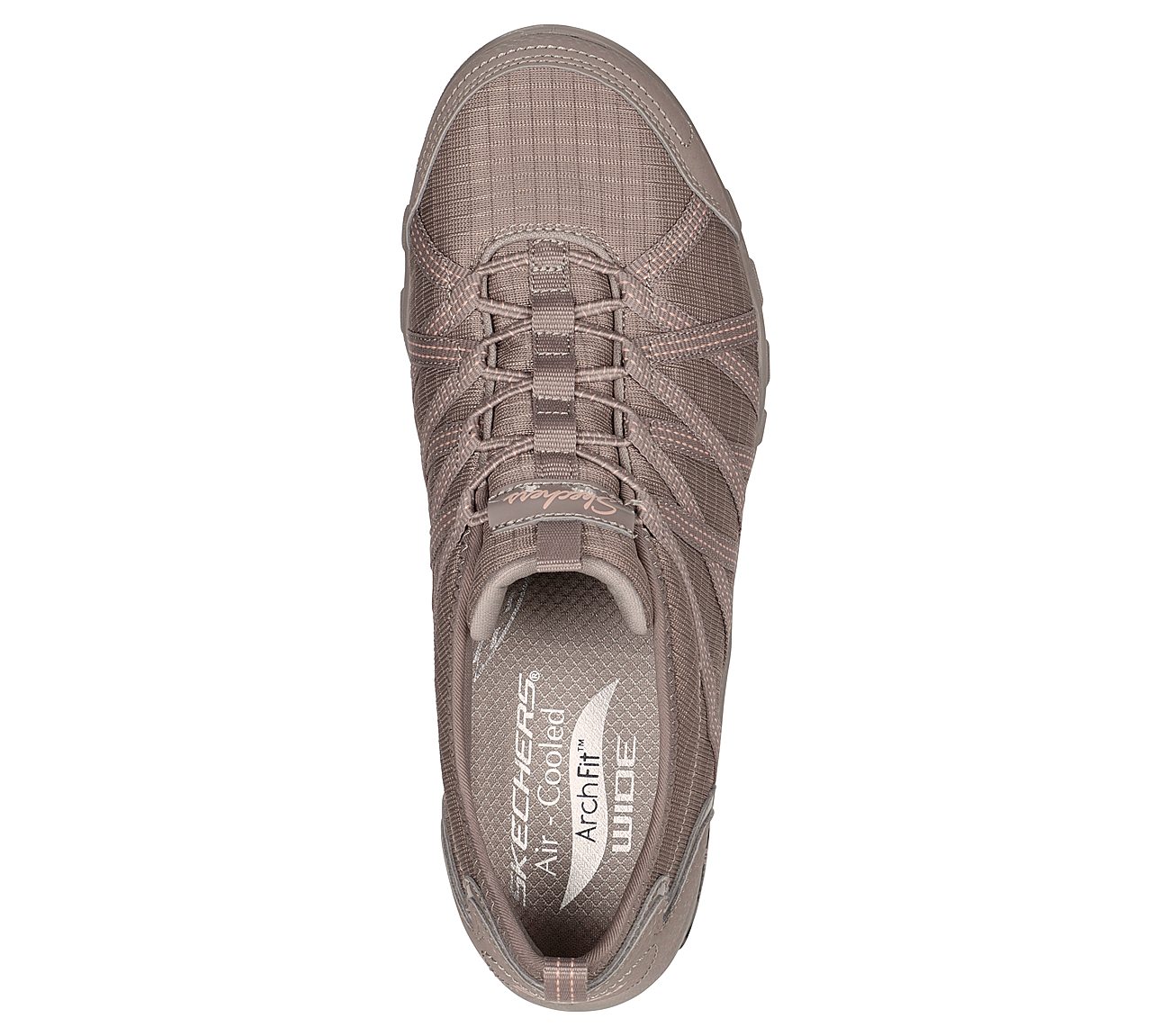 ARCH FIT COMFY-PARADISE FOUND, TTAUPE Footwear Top View