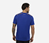 MI FAN ROUND NECK T-SHIRT, Royal Blue Apparel Left View