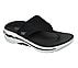 GO WALK ARCH FIT SANDAL - WEE, BLACK/WHITE Footwear Lateral View