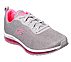 SKECH-AIR ELEMENT-CINEMA, GREY/HOT PINK Footwear Lateral View