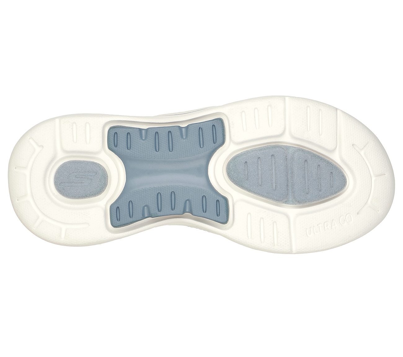GO WALK ARCH FIT SANDAL - WOR, BLUE Footwear Bottom View
