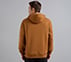 LOS ANGELES HONEYCOMB HOODIE, CHARCOAL/ORANGE