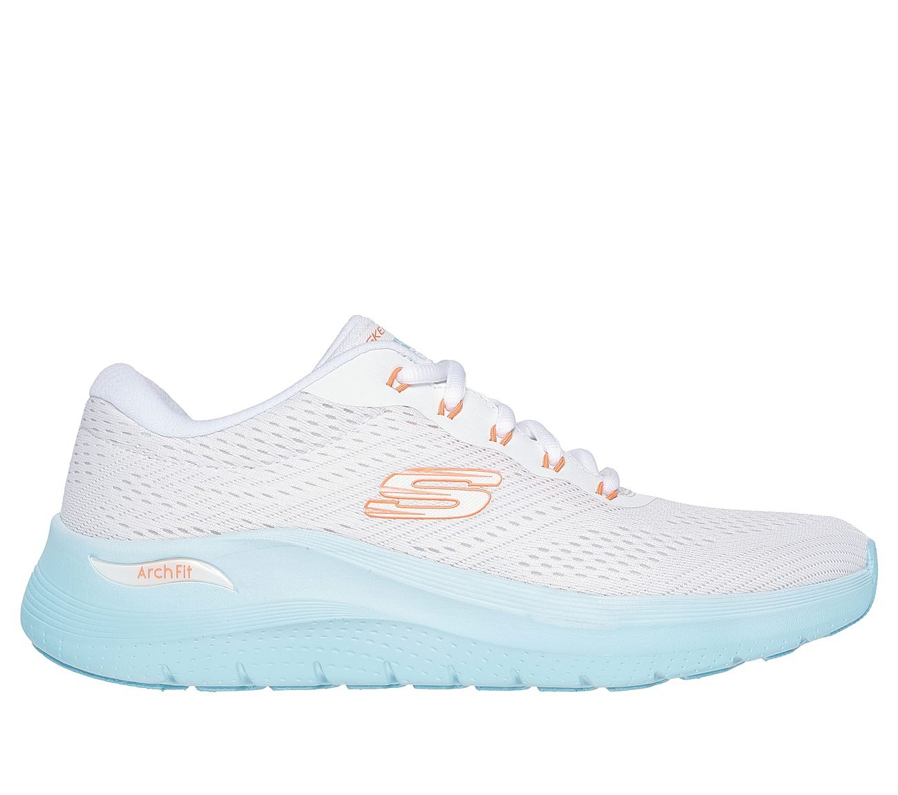ARCH FIT 2, WHITE/BLUE Footwear Lateral View