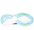 GO WALK DISTANCE WALKER, BLACK/LIGHT BLUE Footwear Bottom View