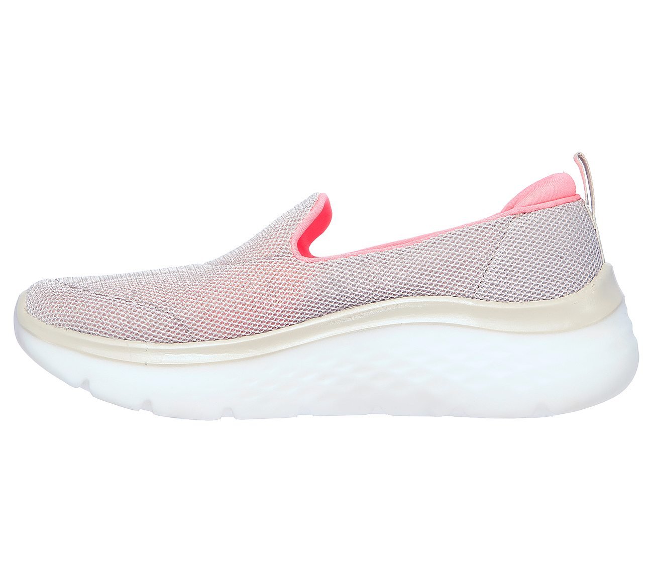 Skechers Taupe Go Walk Hyper Burst Extreme O Womens Slip On Shoes ...