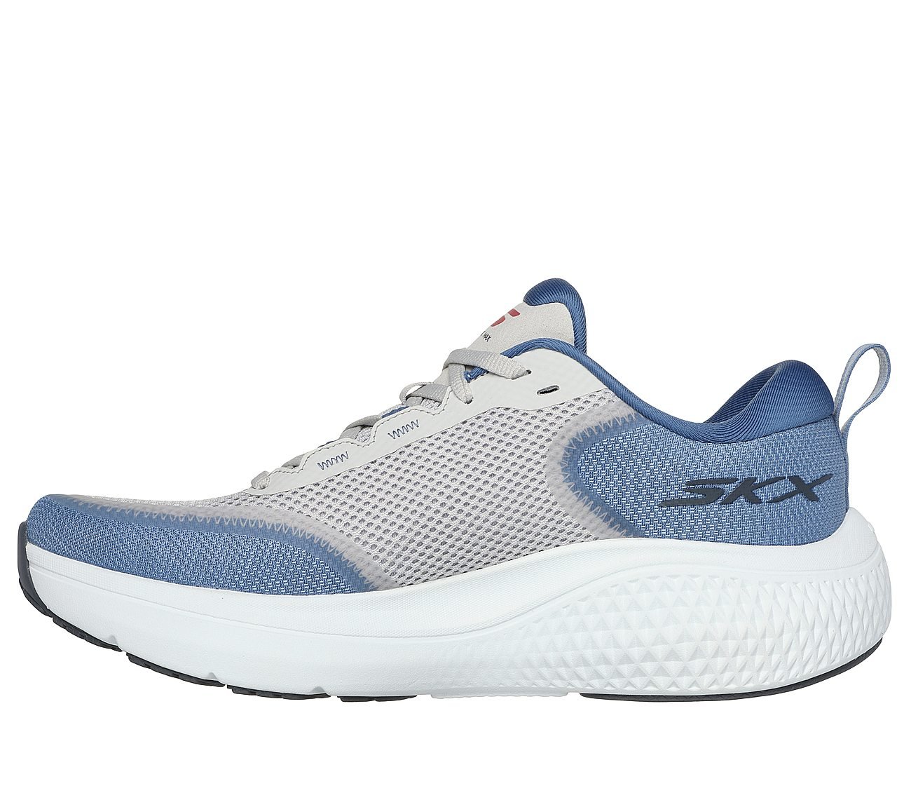GO RUN SUPERSONIC MAX, BLUE Footwear Left View