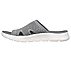 GO WALK FLEX SANDAL - ELATION, GREY Footwear Left View