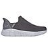 BOBS B FLEX - RESILIENT EDGE, GREY Footwear Lateral View