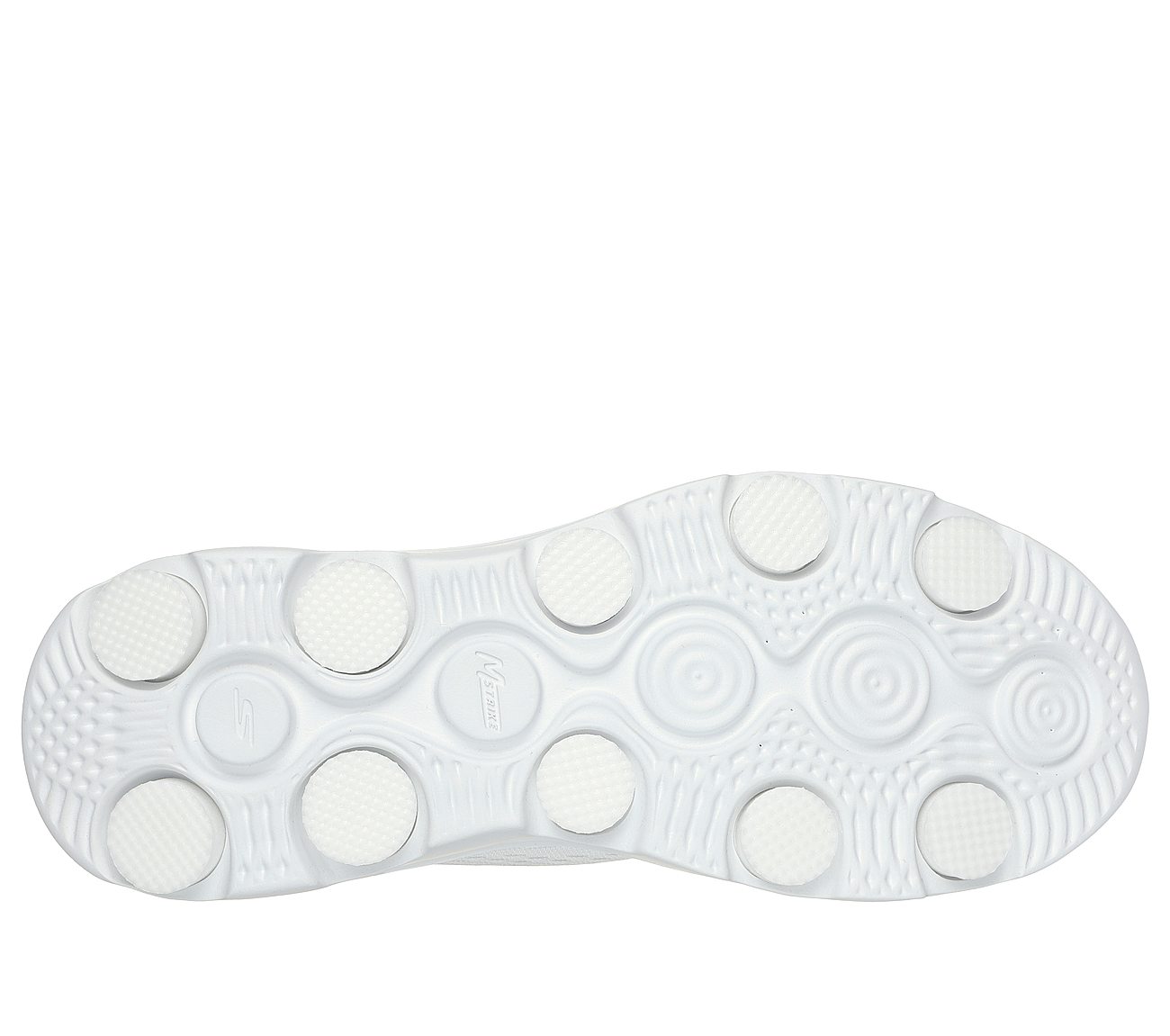 GO RUN 7, WWWHITE Footwear Bottom View