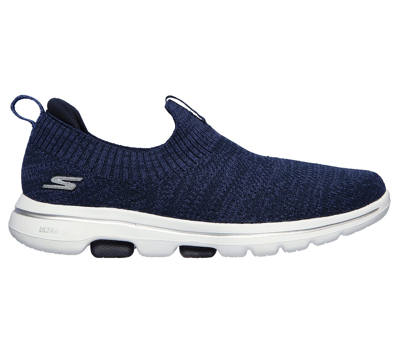 GO WALK 5 - TRENDY, NAVY/WHITE Footwear Right View