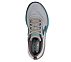 D'LUX VAPOR - GALLOR, GRAY/TURQUOISE Footwear Top View