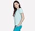 EVERY DOG CREWNECK T-SHIRT, AQUA Apparel Bottom View