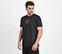 ACID WASH GRAPHIC T-SHIRT, BLACK