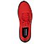 GO RUN MOTION - IONIC STRIDE, RED/BLACK Footwear Top View