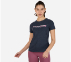 SPLIT LOGO CREWNECK T-SHIRT, NNNAVY Apparels Lateral View