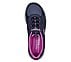 D'LUX COMFORT - BLISS GALORE, NAVY/PURPLE Footwear Top View